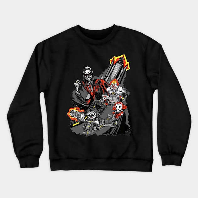 Super Twisted Kart Crewneck Sweatshirt by DoctorJamesWF